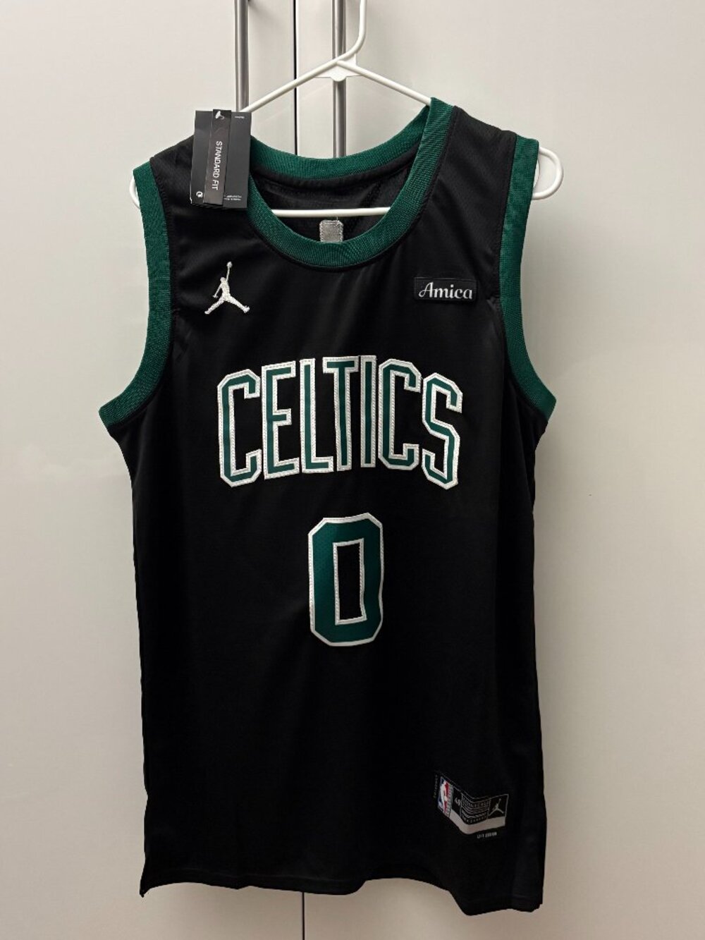 NEW WITH TAGS Jayson Tatum Boston Celtics #0 Swingman Large Statement Jersey